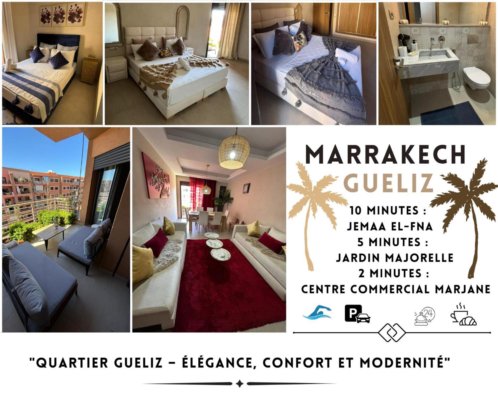 מרקש Appartement Neuf Climatise, Centre Marrakech. מראה חיצוני תמונה